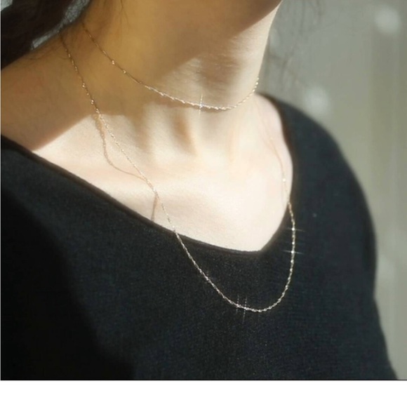 14k Solid Gold Necklace chain Catbird - Picture 2 of 5